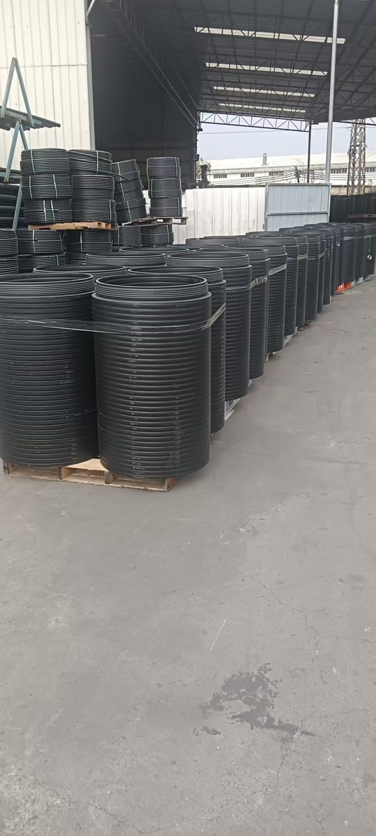HDPE Steel Reinforced Spiral Pipe