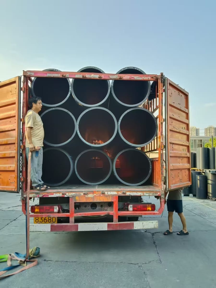 HDPE Steel Reinforced Spiral Pipe 4